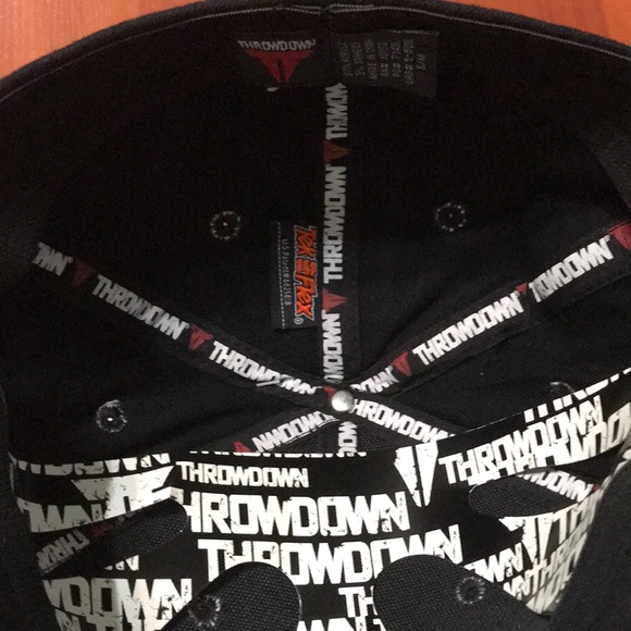 Authentic “THROWDOWN” MMA Logo Black Cap/Hat - Picture 9 of 10